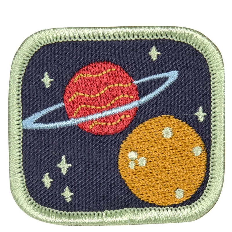 Lässig Zubehör School Patches Set - Colgante/Parches (Space)