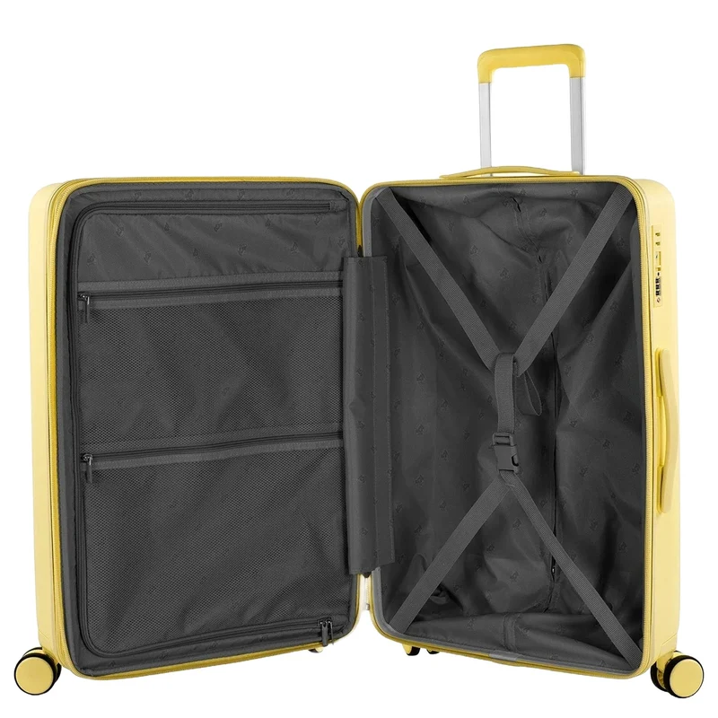 Heys Pastel - Trolley con 4 ruedas M 66 cm erw. (gelb)
