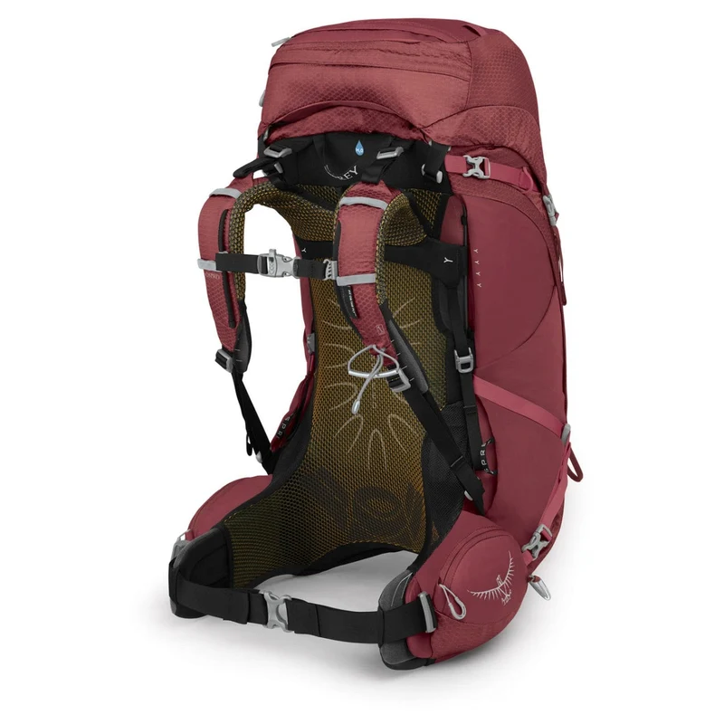Osprey Aura AG 50 Women M/L - Mochila de trekking 80 cm (berry sorbet red)