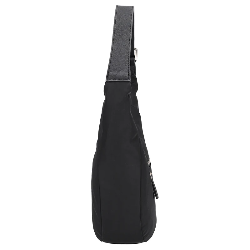 Guess Eco Gemma Hobo - Bolso de hombro 31 cm (black)
