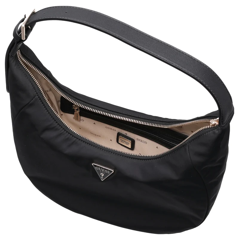 Guess Eco Gemma Hobo - Bolso de hombro 31 cm (black)