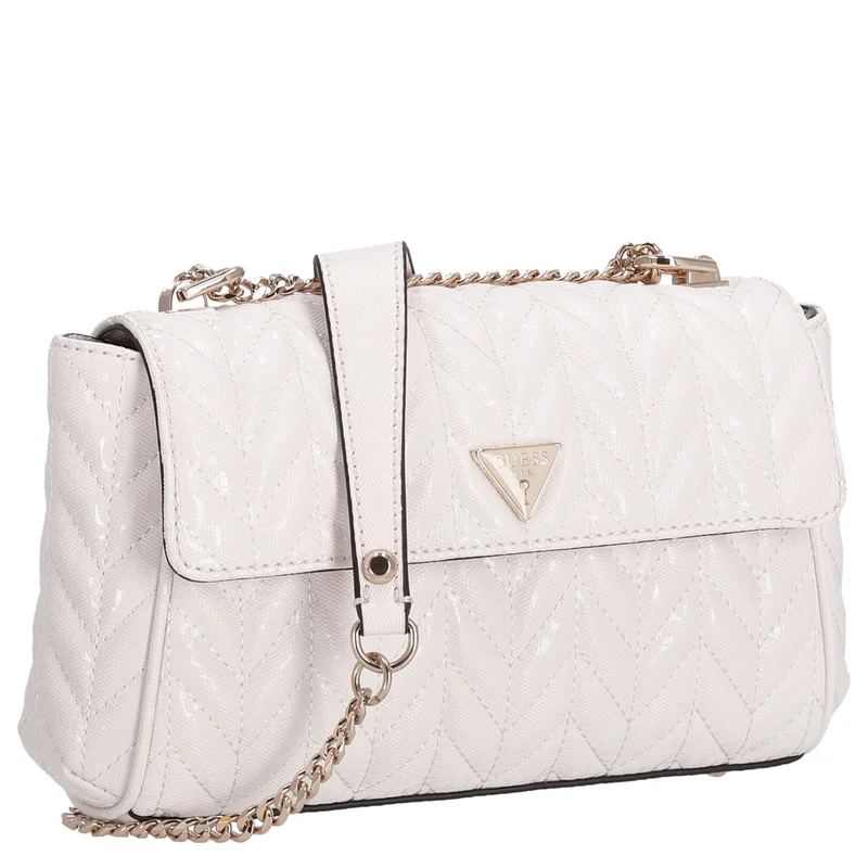 Guess Stacey - Bolso bandolera 25 cm (off white)