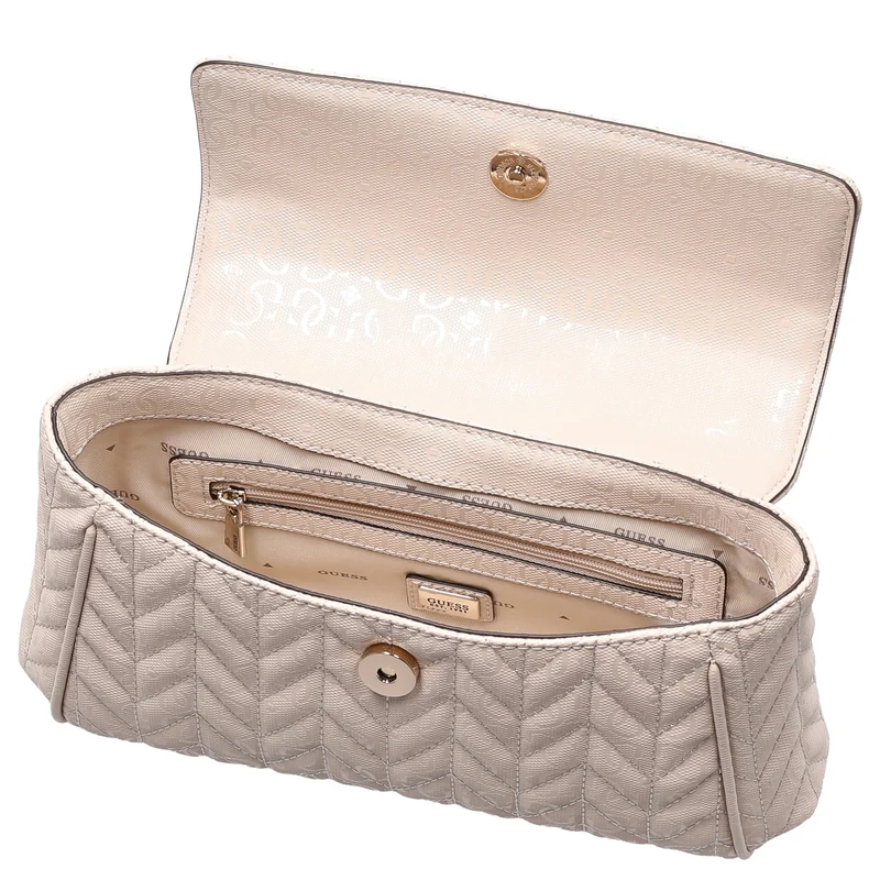 Guess Stacey - Bolso bandolera 25 cm (light beige)