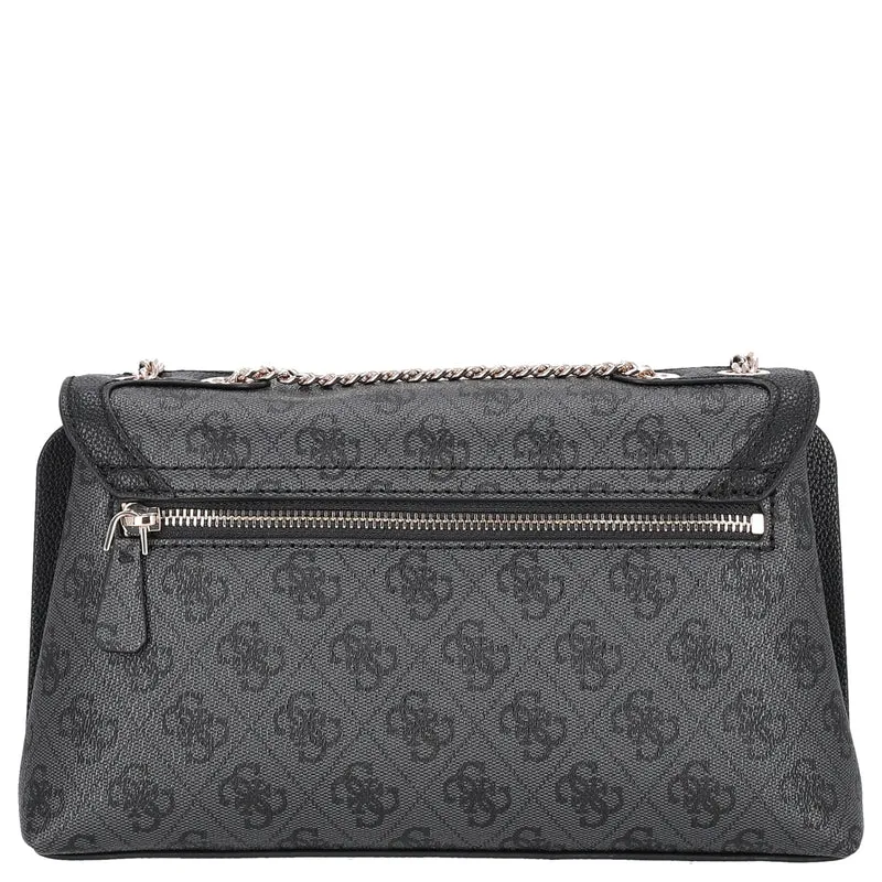 Guess Lindsey XBody Flap - Bolso bandolera 27 cm (coal logo)