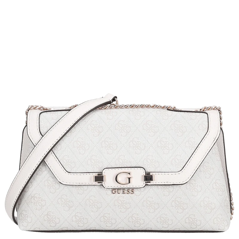 Guess Lindsey XBody Flap - Bolso bandolera 27 cm (bone logo)