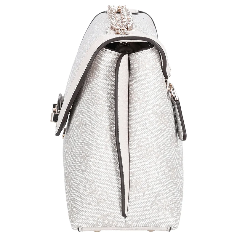 Guess Lindsey XBody Flap - Bolso bandolera 27 cm (bone logo)