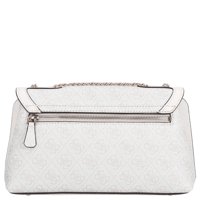 Guess Lindsey XBody Flap - Bolso bandolera 27 cm (bone logo)