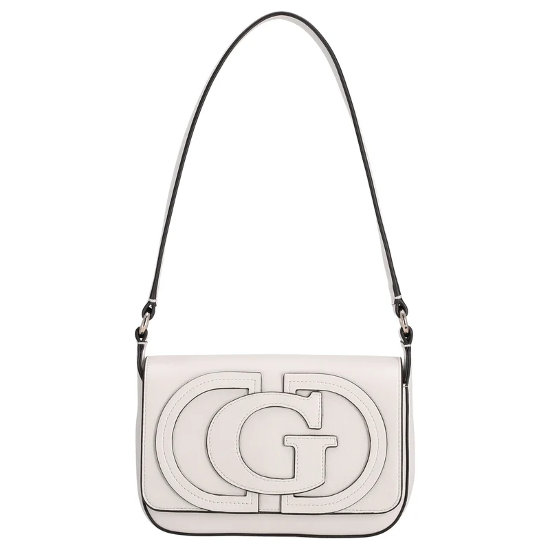 Guess Ruby Flap - Bolso de hombro 20 cm (off white)