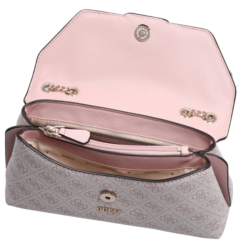 Guess Lindsey XBody Flap - Bolso bandolera 27 cm (orchid logo)