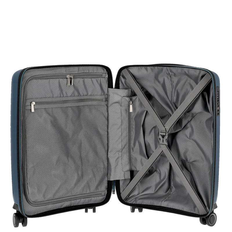 Somko Wave - Trolley de cabina con 4 ruedas S 55 cm (petrol)