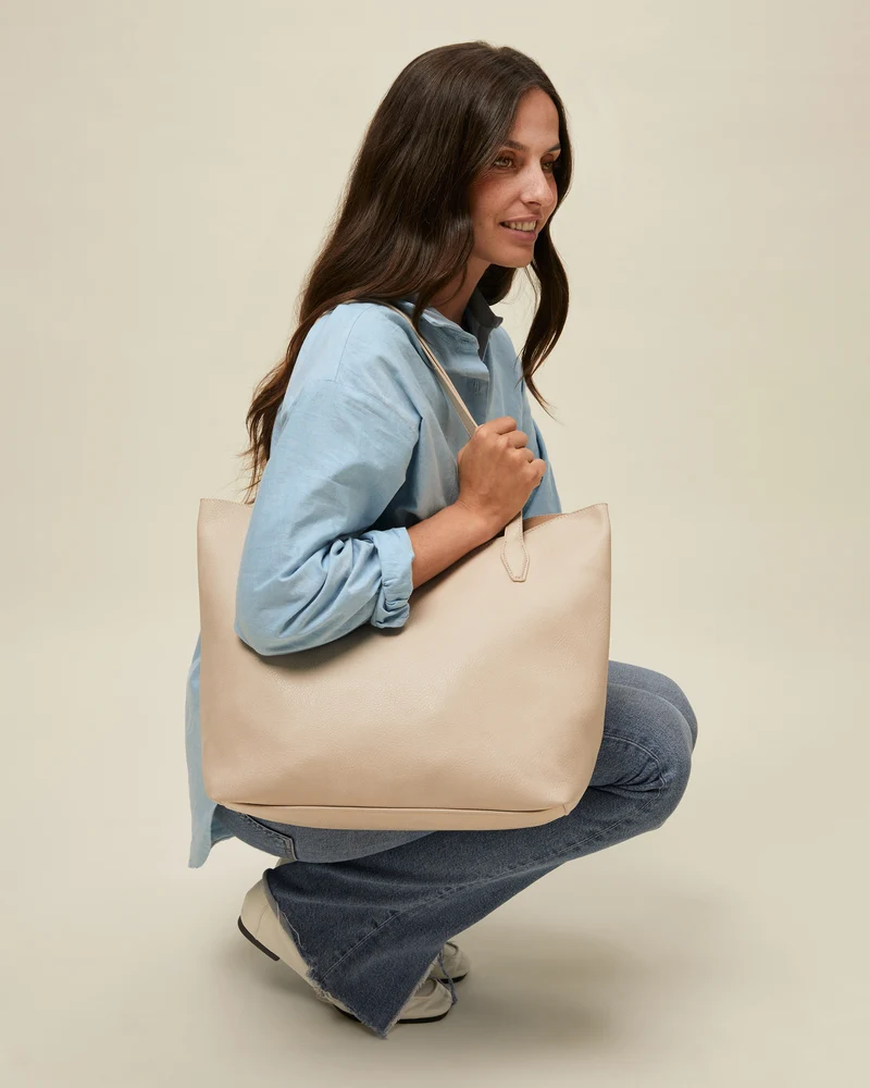 Dewe bolso shopper grande con neceser extraíble