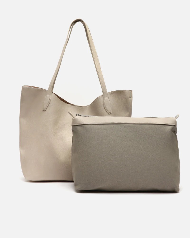 Dewe bolso shopper grande con neceser extraíble