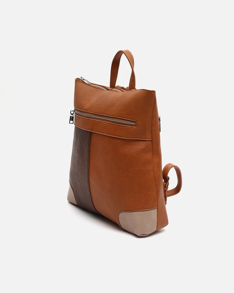 Quini mochila antirrobo con estampado patchwork