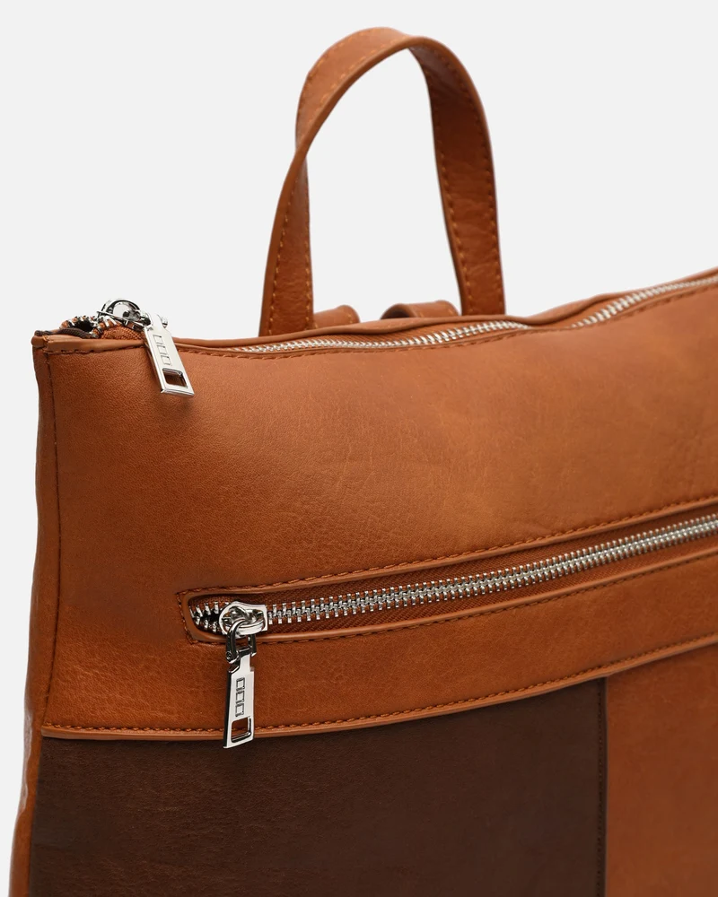 Quini mochila antirrobo con estampado patchwork