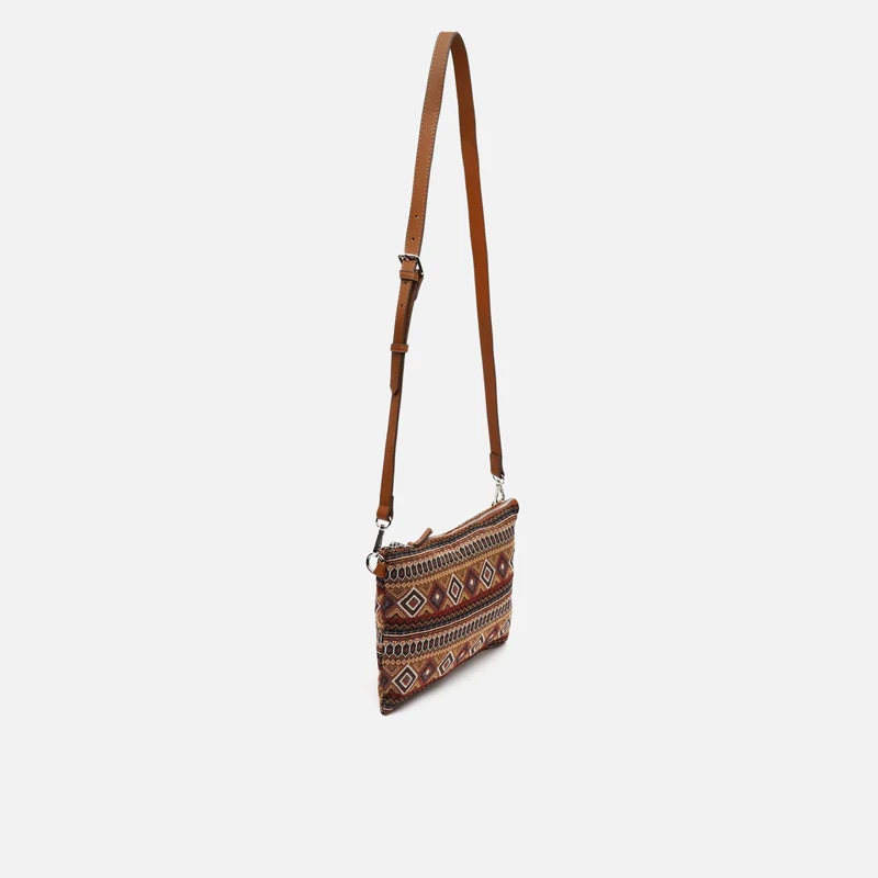 Misi bolso bandolera pequeño con estampado jacquard ED.