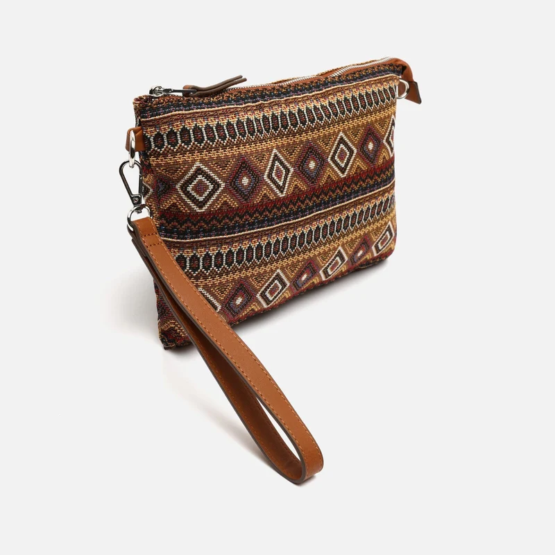 Misi bolso bandolera pequeño con estampado jacquard ED.