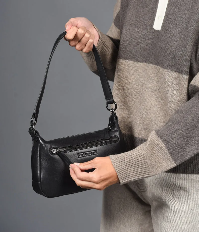 Bolso de hombro de piel THB Pocket