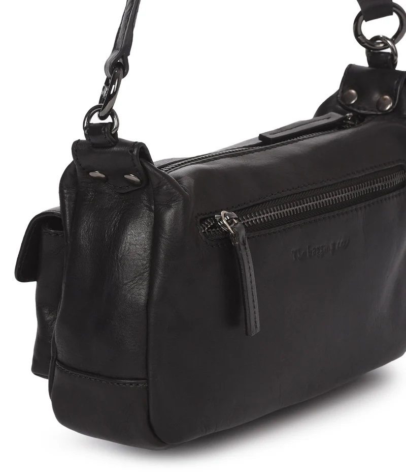 Bolso de hombro de piel THB Pocket