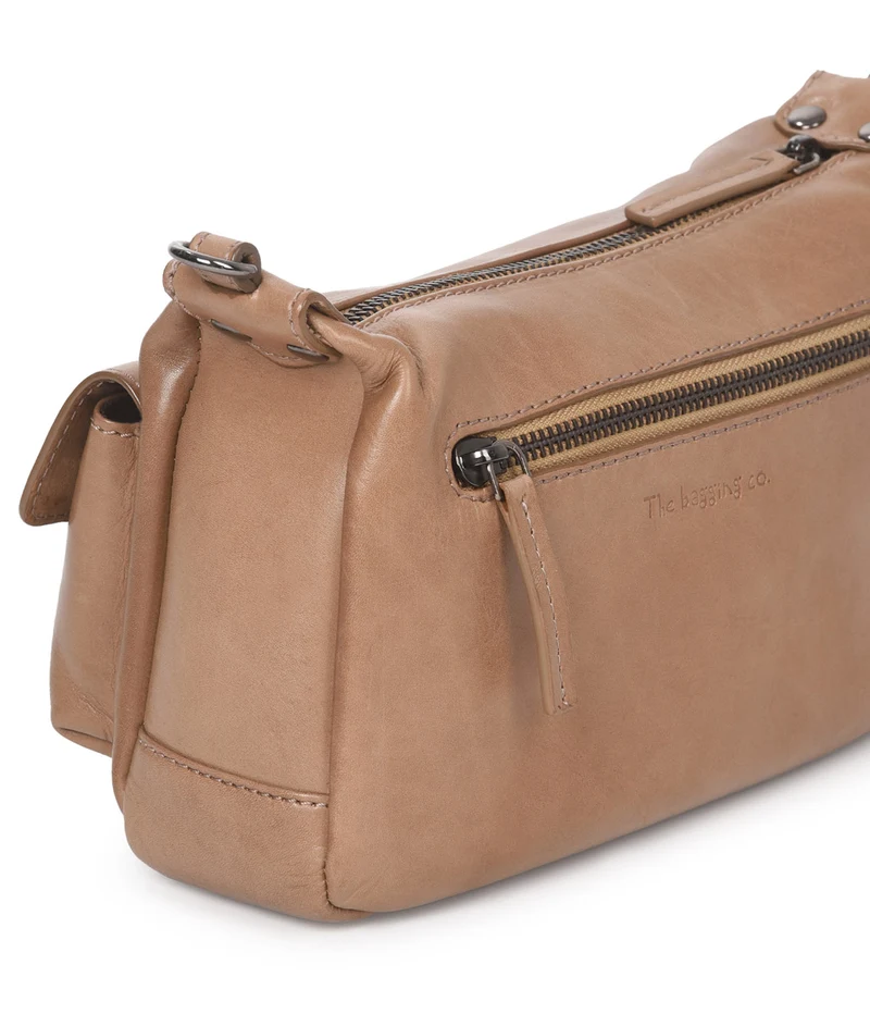 Bolso de hombro de piel THB Pocket