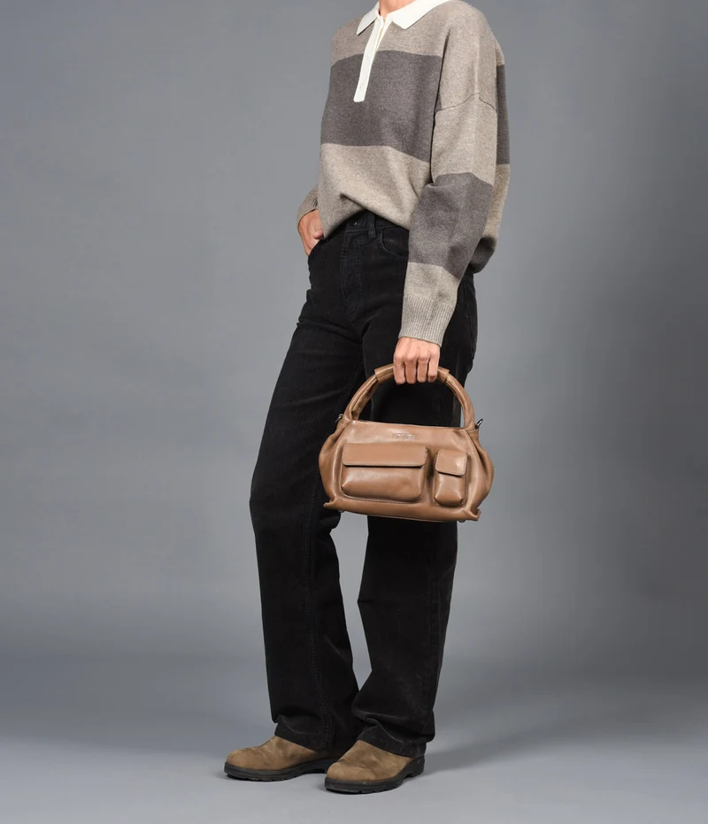 Bolso de mano de piel THB Pocket