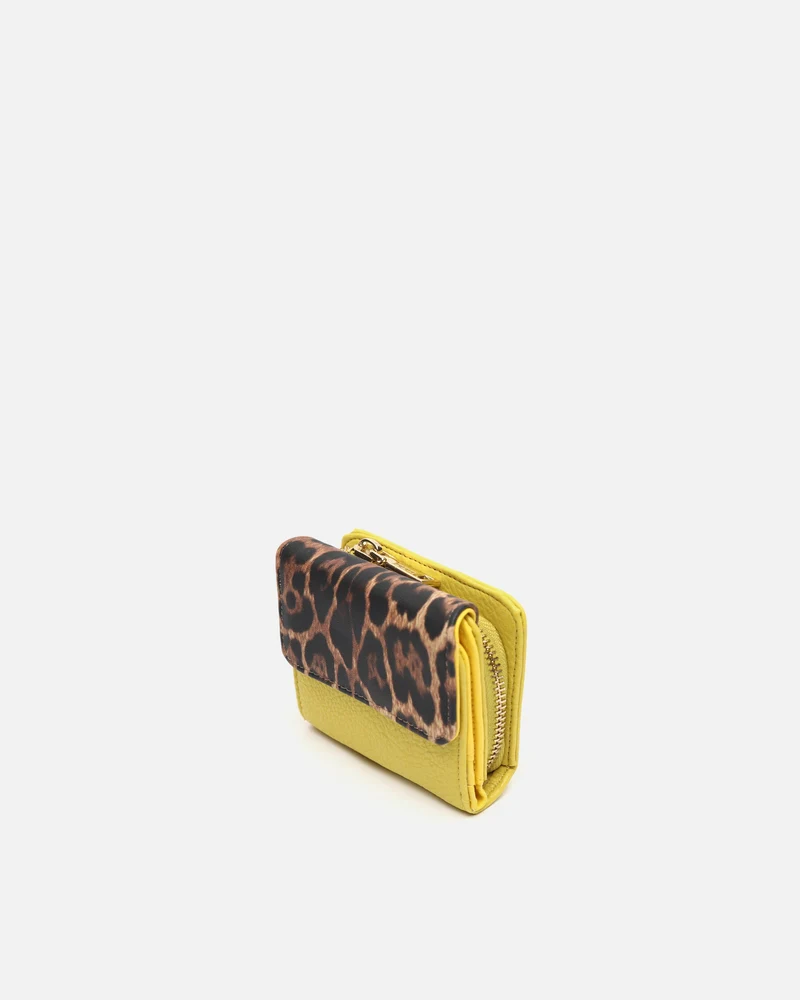Diver monedero pequeño estampado animal print