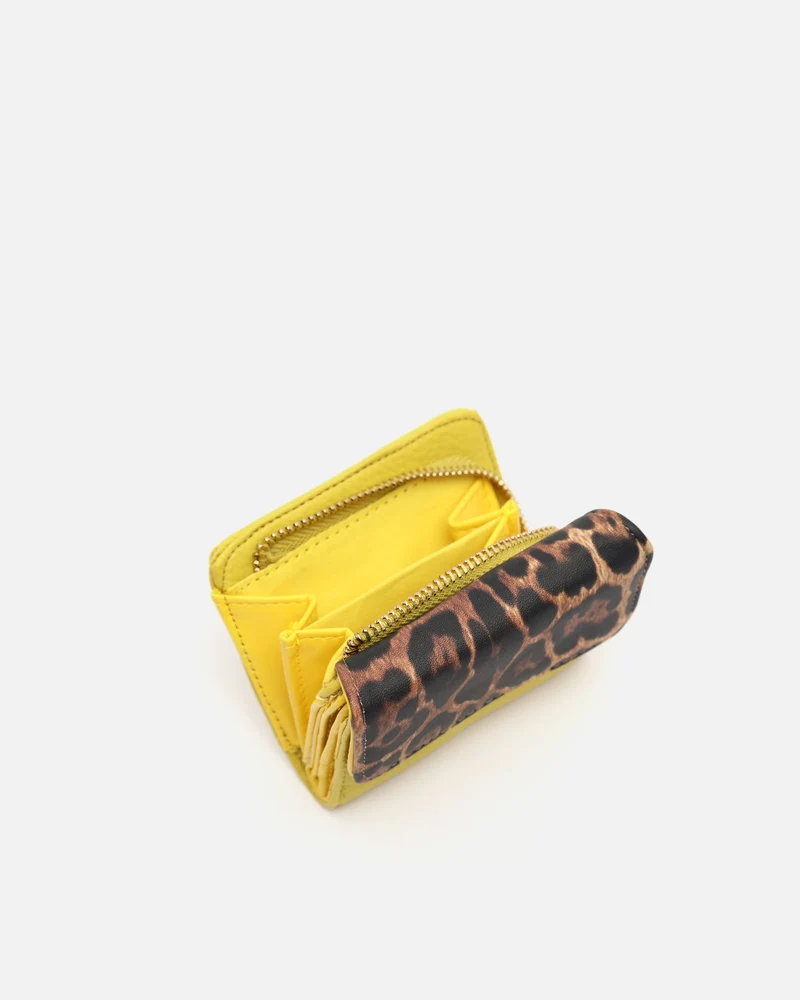 Diver monedero pequeño estampado animal print