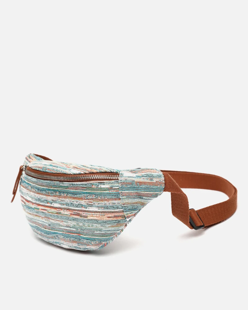 Lurdes riñonera estampado jacquard