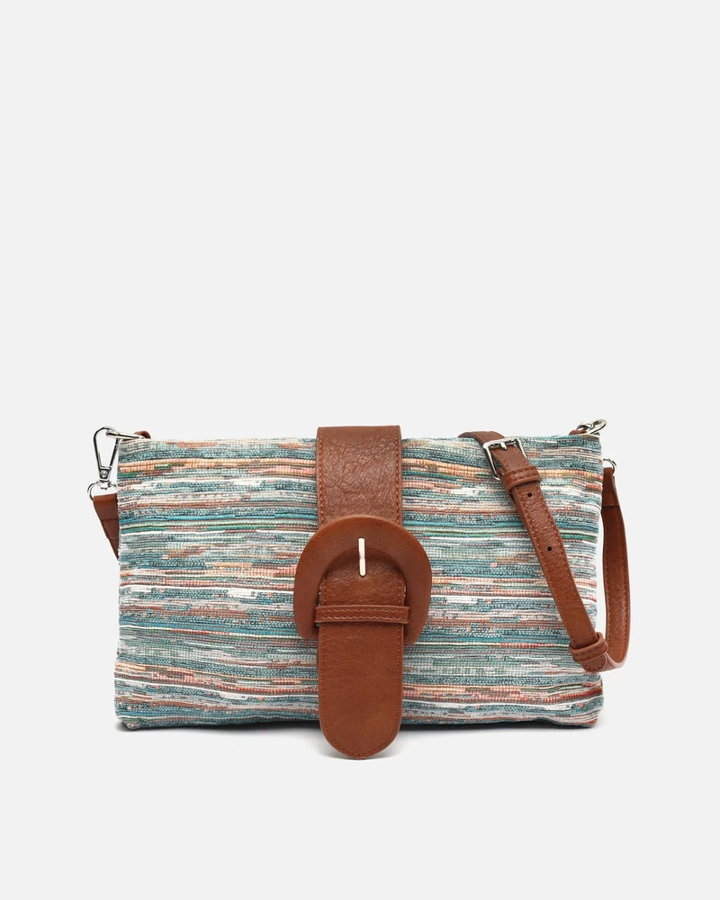 Lurdesi bolso bandolera pequeño estampado jacquard