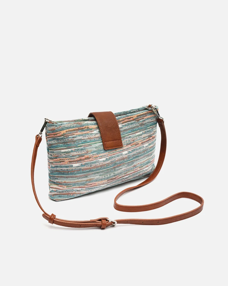 Lurdesi bolso bandolera pequeño estampado jacquard