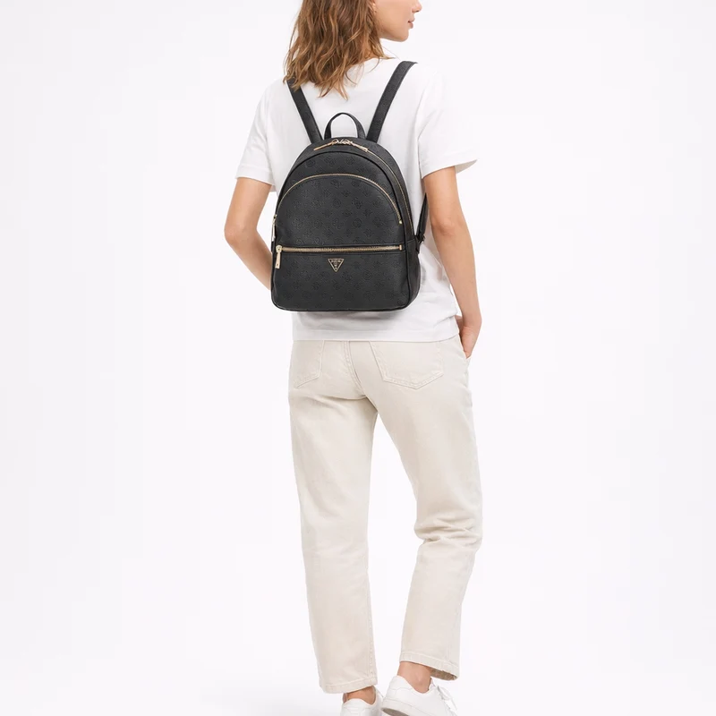 Guess Manhattan ll Backpack - Mochila L 33 cm (black logo)
