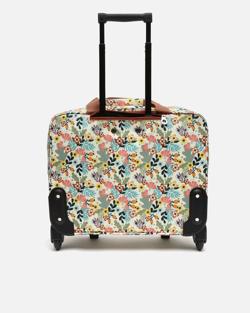 Atsu maletín con ruedas estampado