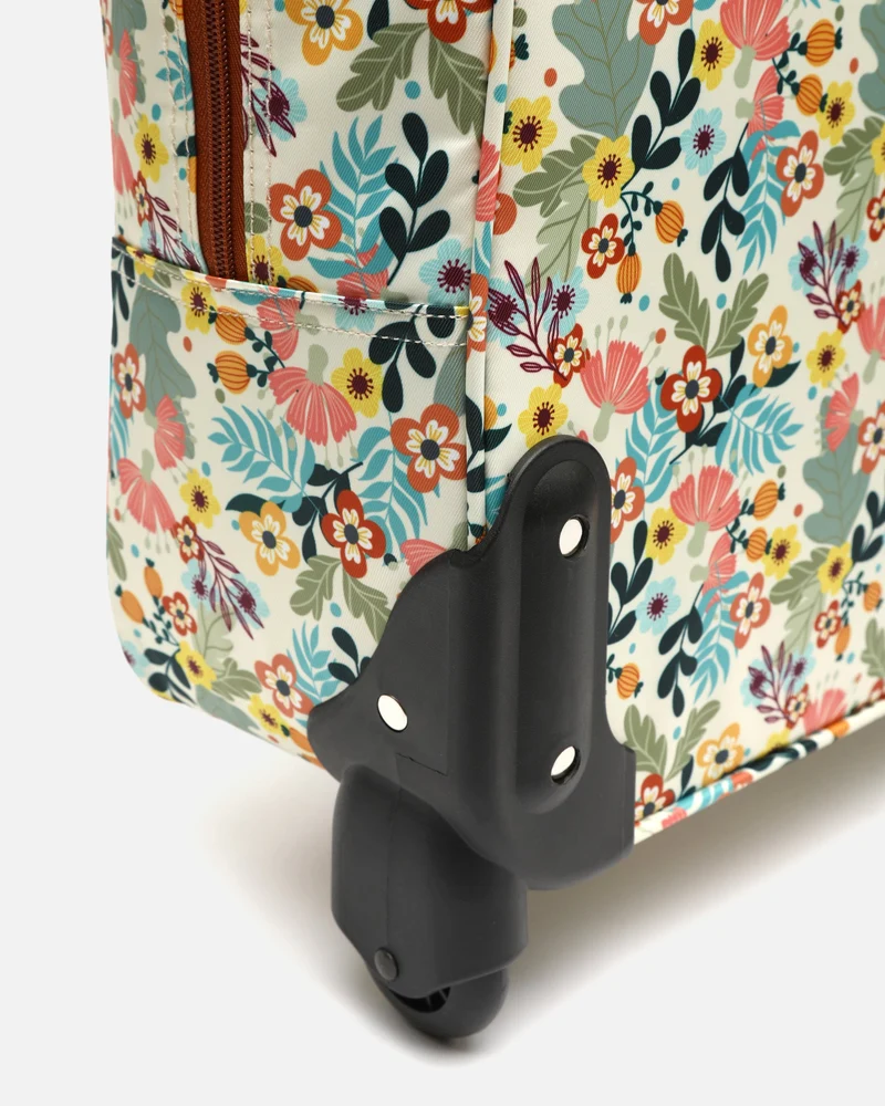 Atsu maletín con ruedas estampado