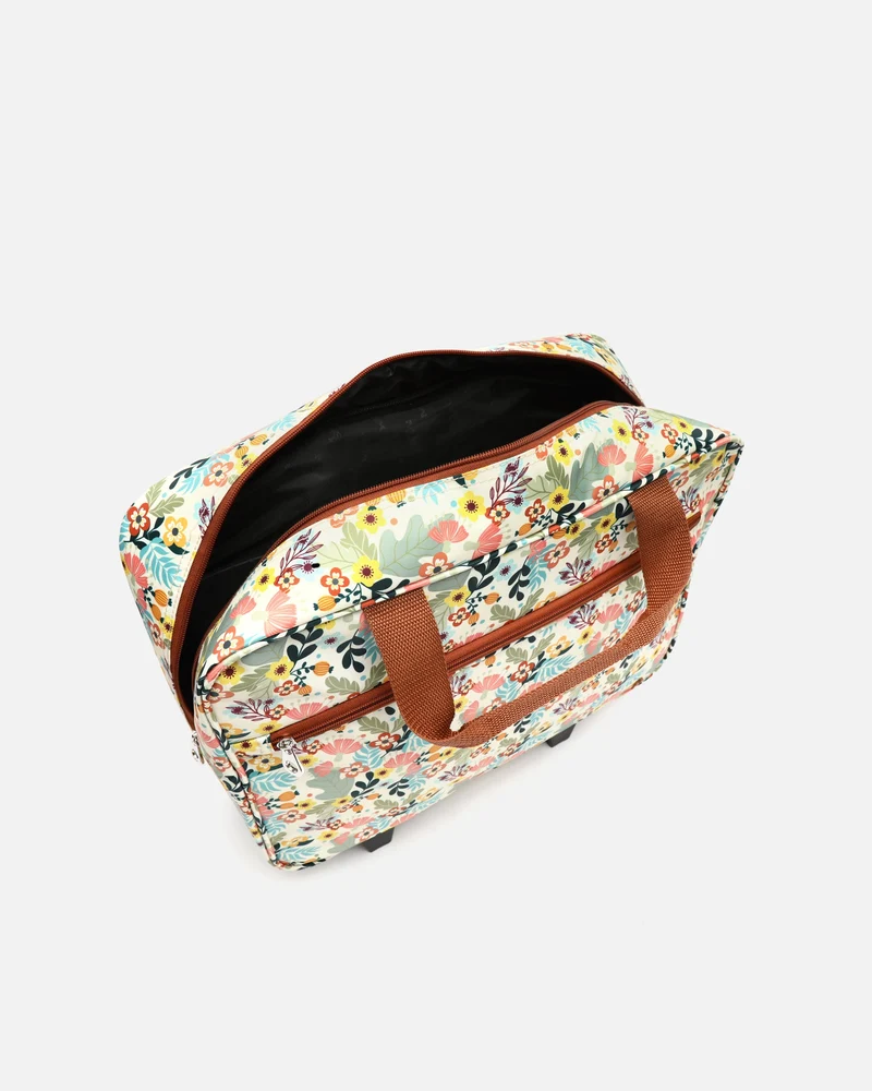 Atsu maletín con ruedas estampado