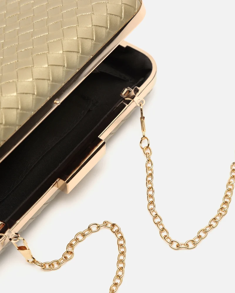 Trefi bolso de fiesta trenzado