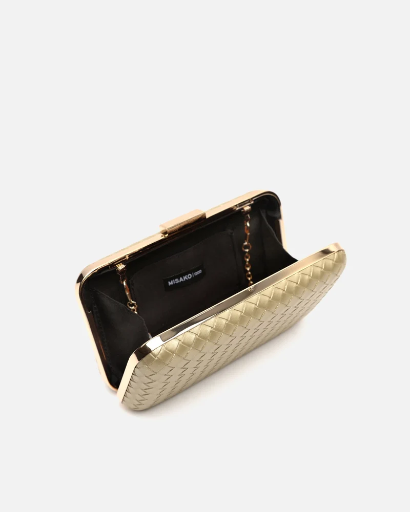 Trefi bolso de fiesta trenzado