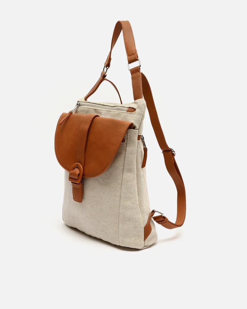 Alanu mochila antirrobo efecto rafia