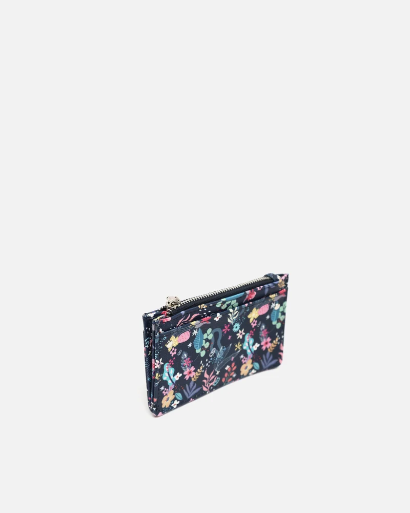 Piegi tarjetero estampado