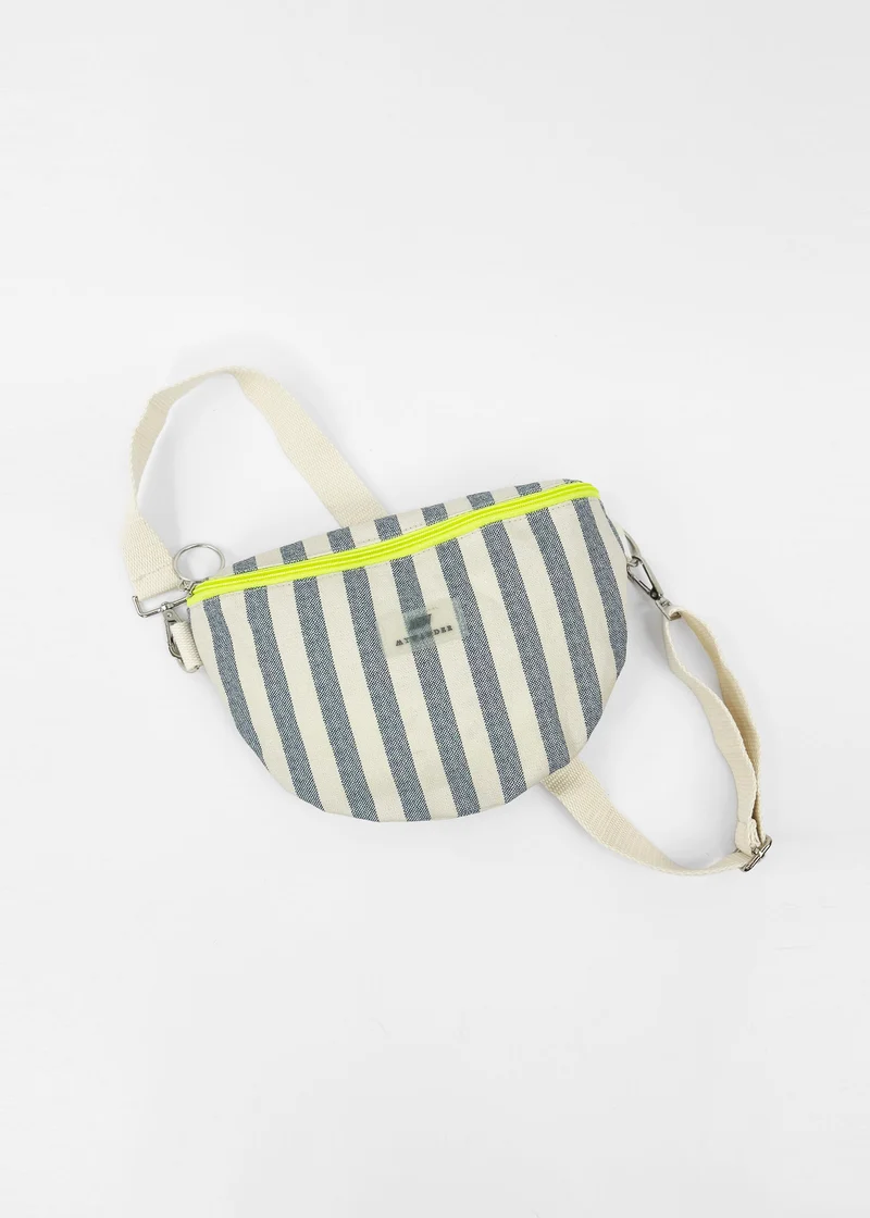 Navy Stripes Bandolera Riñonera