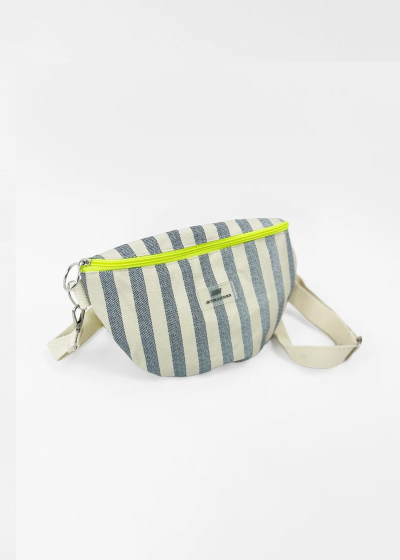 Navy Stripes Bandolera Riñonera