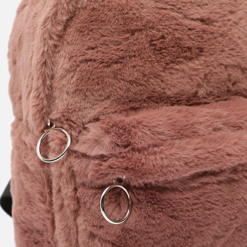 Furry mochila efecto pelo ED.