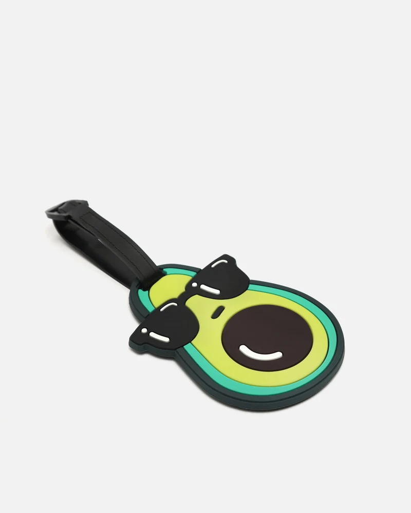 Aguacate identificador de equipaje en forma de aguacate