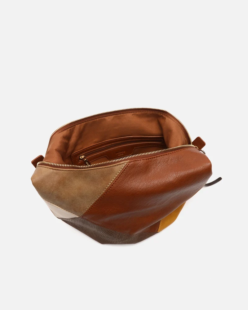 Abeya bolso hobo estampado patchwork