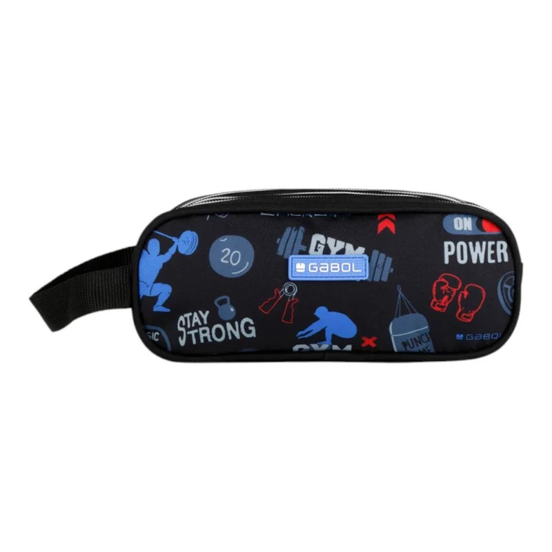 Estuche Triple Gabol Training Negro