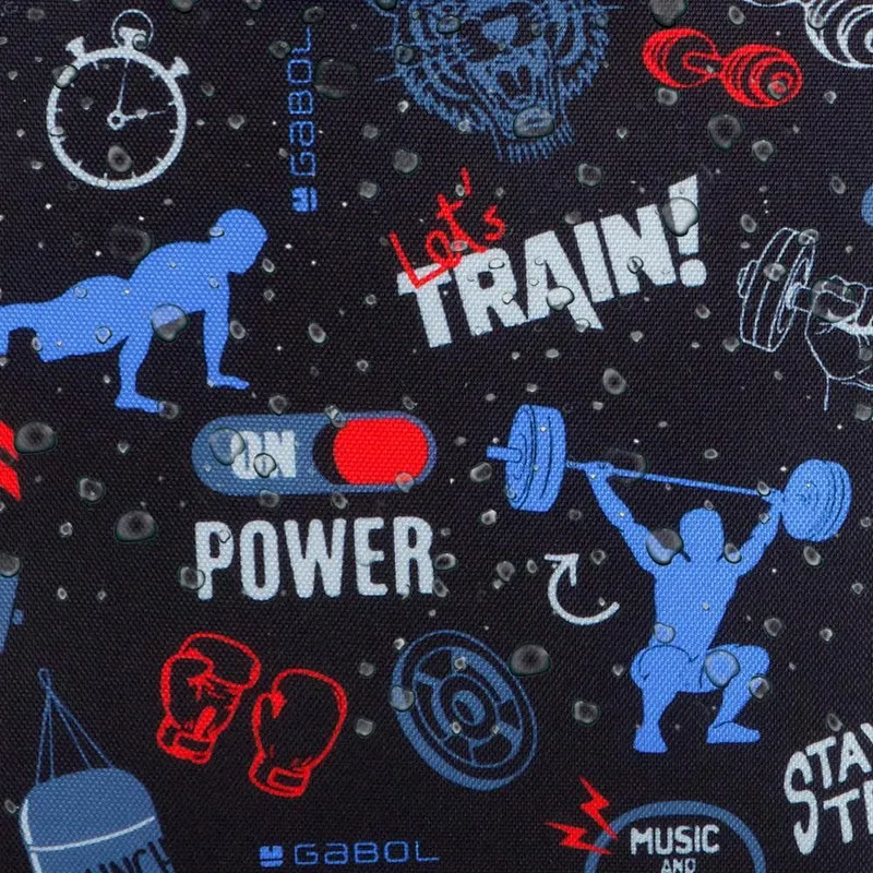 Bolsa de Deporte Gabol Training Negra | Con Zapatillero