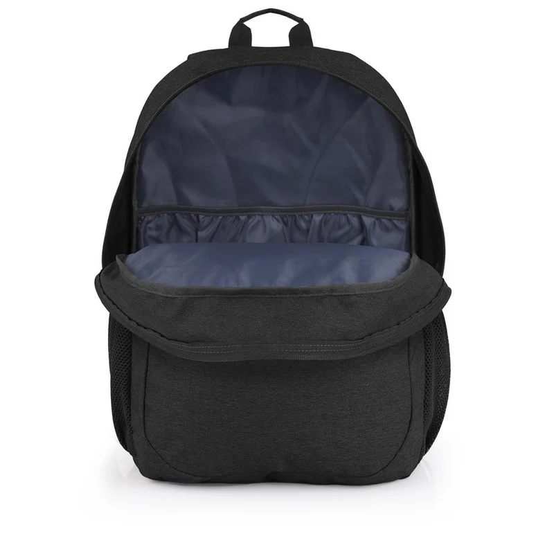 Mochila Gabol Wolf Negra Adaptable a Carro para Trabajo e Instituto