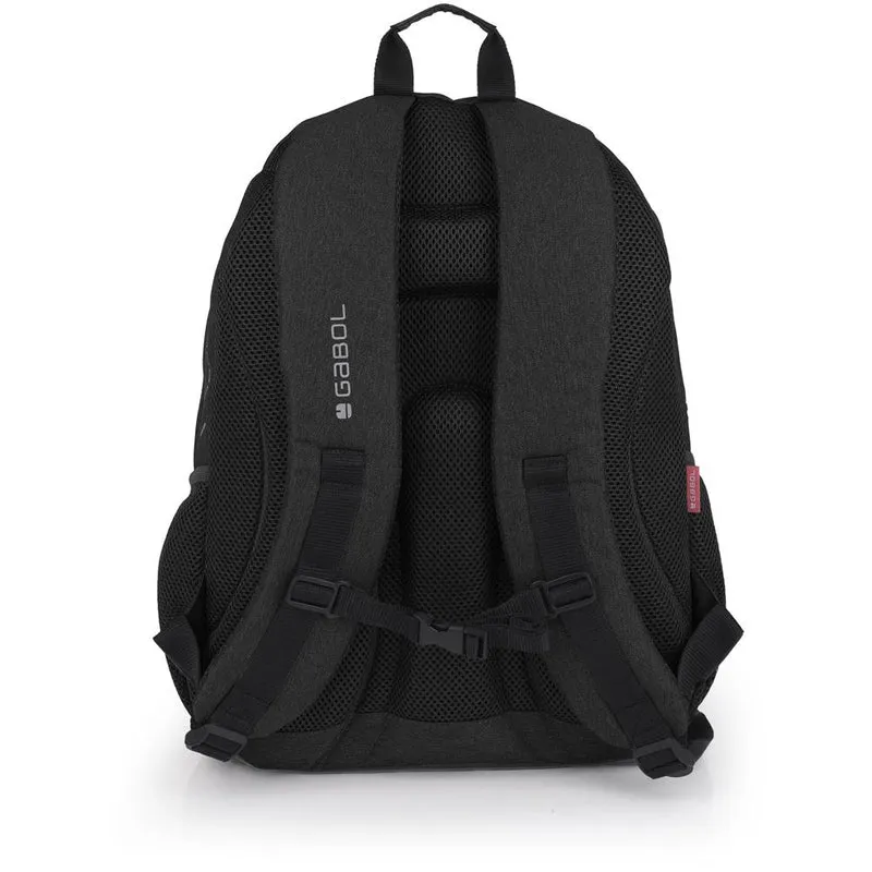 Mochila Gabol Wolf Negra 3 Compartimentos para Portátil 15,6"