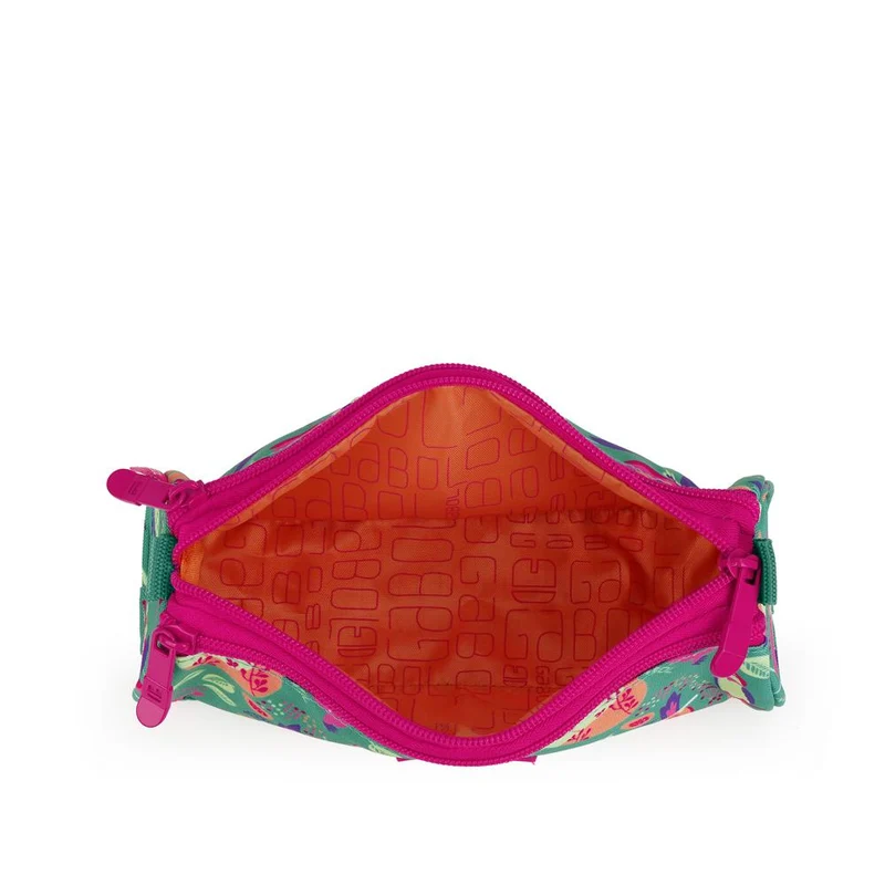 Estuche Tres Cremalleras Vida Gabol
