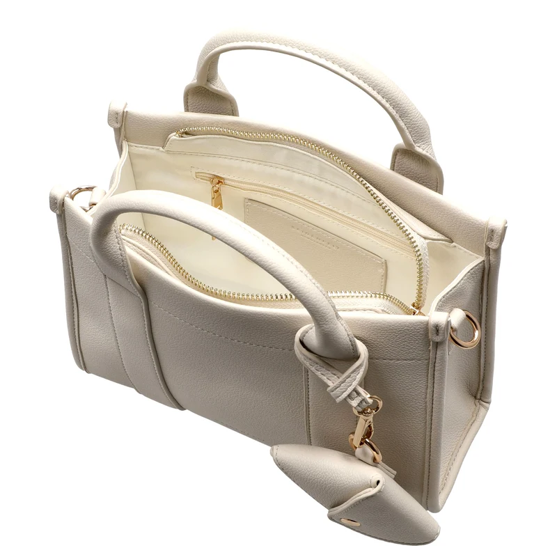 Seidenfelt Meloy Tote - Bolso shopper 25.5 cm (soft cream)