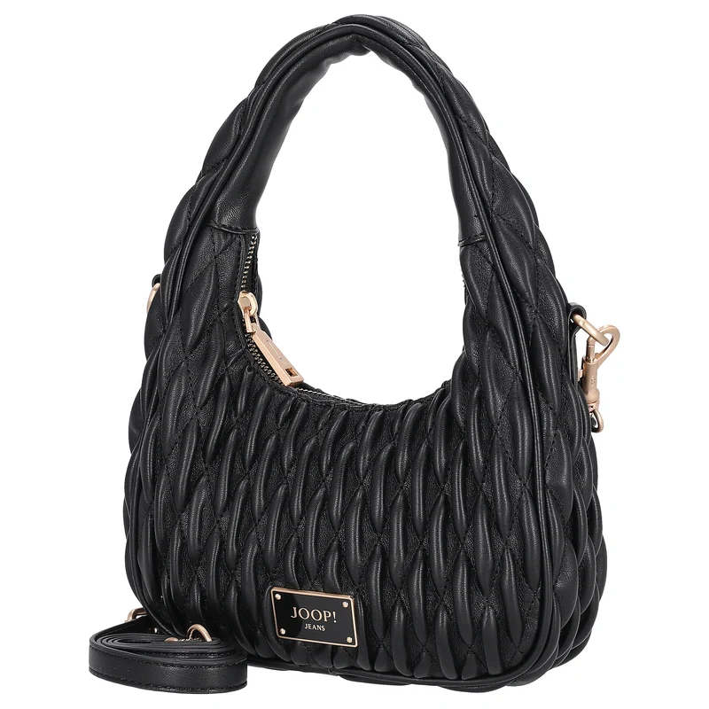 Joop Jeans Women Ruga Denise Hobo - Bolso de hombro 20 cm (black)