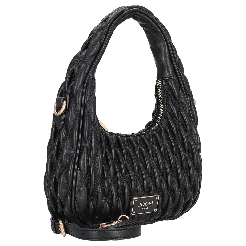 Joop Jeans Women Ruga Denise Hobo - Bolso de hombro 20 cm (black)